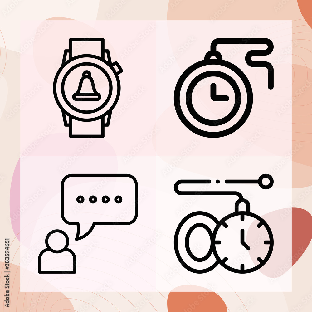 Simple set of go over related lineal icons