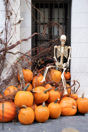 Upper East Side Halloween Decorations - New York City - Fall