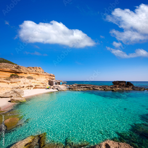 Formentera Es Calo des Mort beach turquoise Mediterranean photo