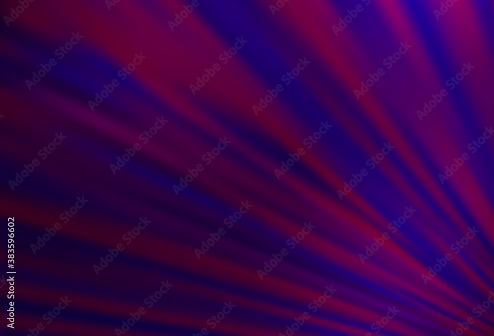 Obraz premium Dark Purple vector background with straight lines.