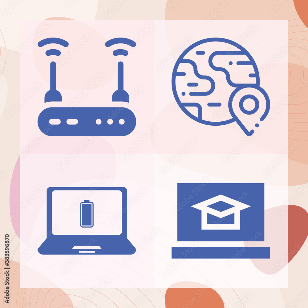 Simple set of number related filled icons Simple set of number related filled icons