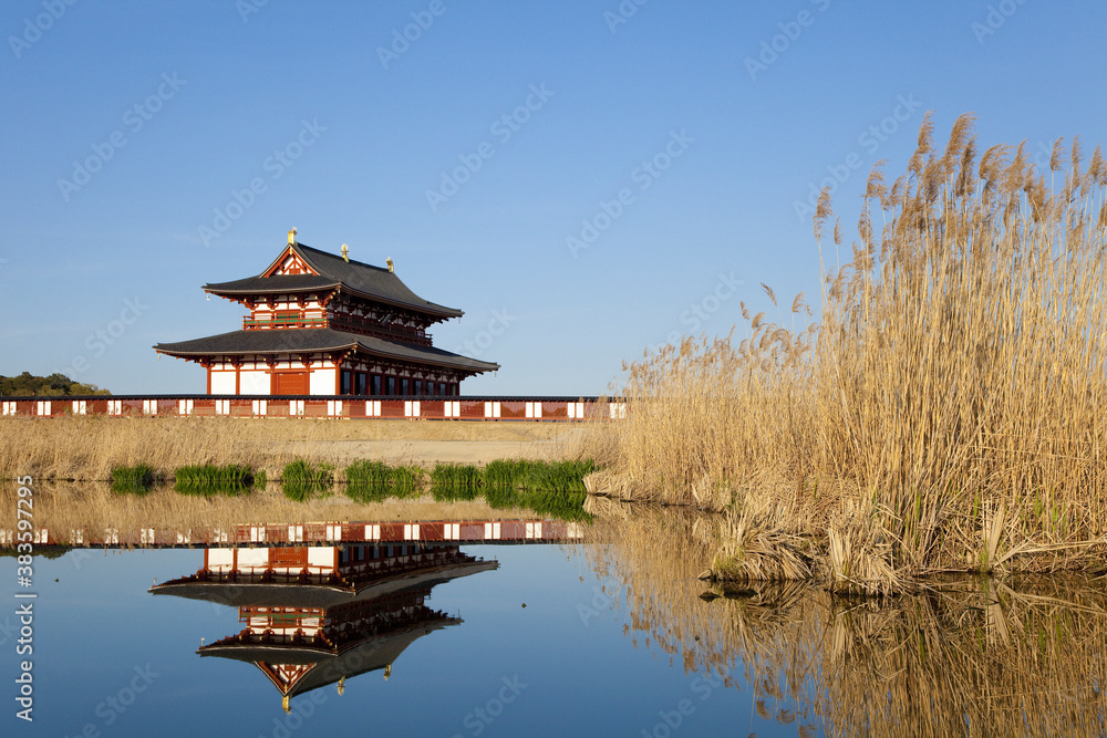 Fototapeta premium 奈良平城京大極殿