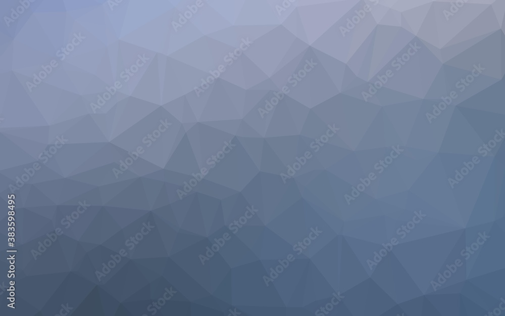 Light BLUE vector shining triangular pattern. Light BLUE vector shining triangular pattern.