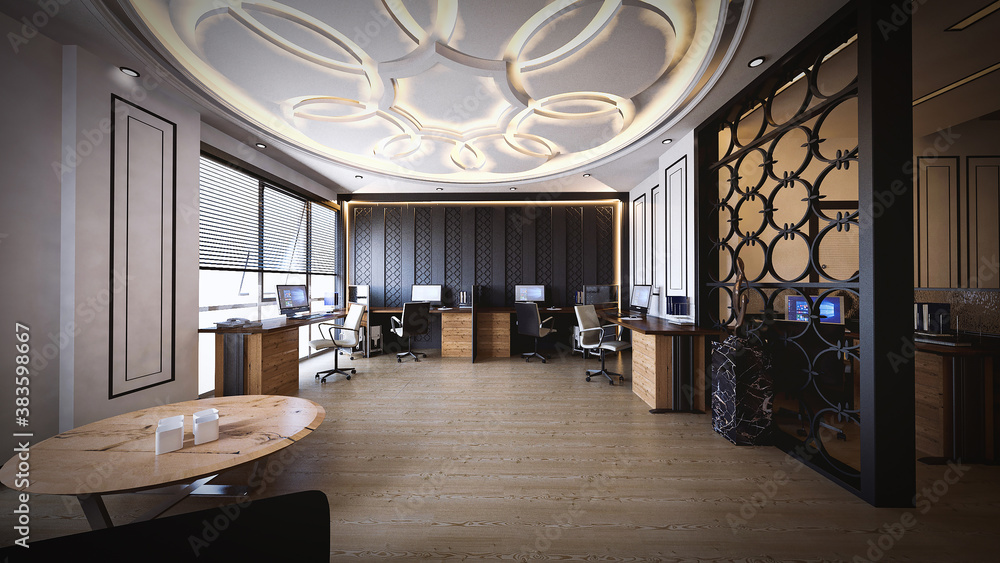 Fototapeta premium luxury hotel room