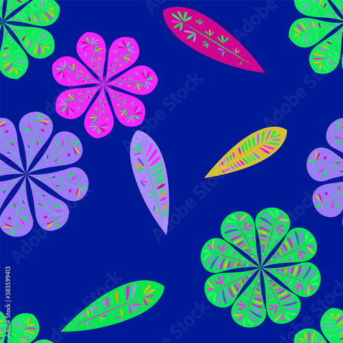 Floral seamless pattern.