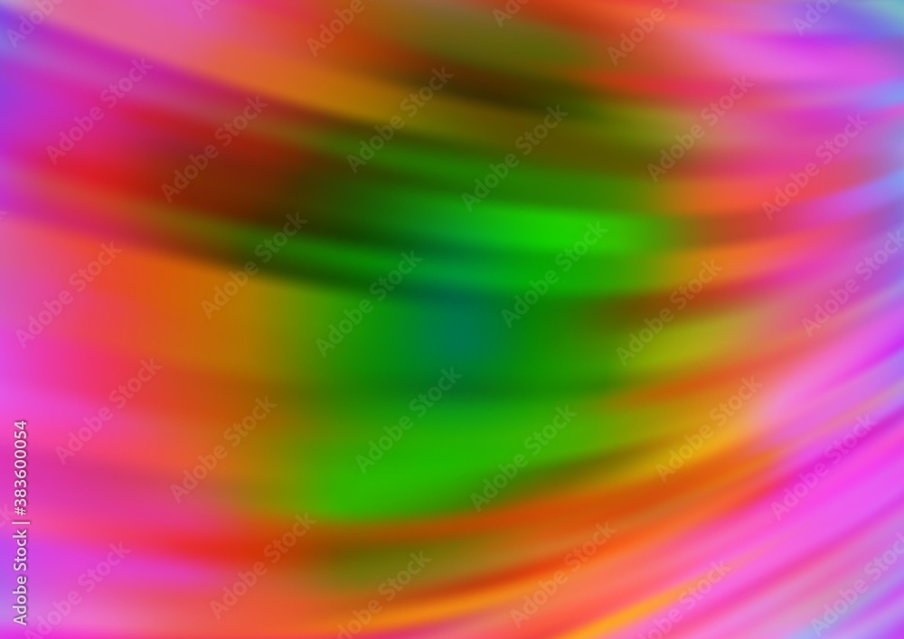 Obraz premium Light Multicolor, Rainbow vector blurred shine abstract pattern.
