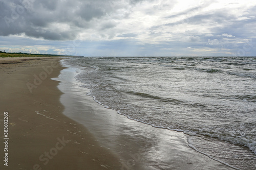 baltic sea coast in latvia in summer