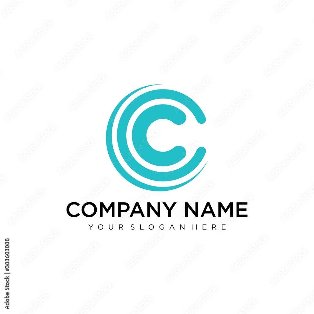 C Letter Logo concept. Creative Minimal Monochrome Monogram emblem design template. Graphic Alphabet Symbol for Corporate Business Identity. Creative Vector element C Letter Logo concept. Creative Minimal Monochrome Monogram emblem design template. Graphic Alphabet Symbol for Corporate Business Identity. Creative Vector element