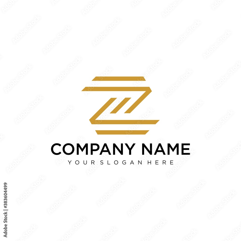 Z Letter Logo concept. Creative Minimal Monochrome Monogram emblem design template. Graphic Alphabet Symbol for Corporate Business Identity. Creative Vector element Z Letter Logo concept. Creative Minimal Monochrome Monogram emblem design template. Graphic Alphabet Symbol for Corporate Business Identity. Creative Vector element