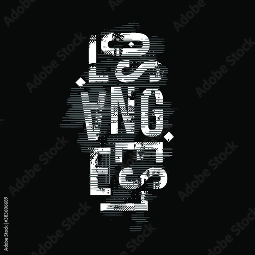 Los Angeles hand lettering. Exclusive typographic logo design. Best for t-shirts, greetings, poster design, media