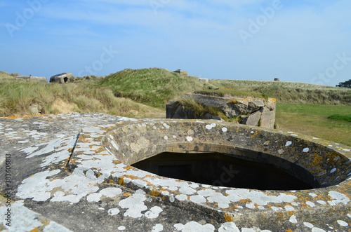 La plage d'Utah-Beach à Saint-Martin-de-Varreville (La Manche - Normandie - France) photo