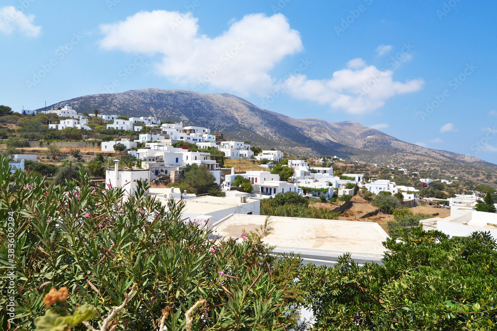 Obraz premium scenery of Apollonia village Sinfos island Cyclades Greece