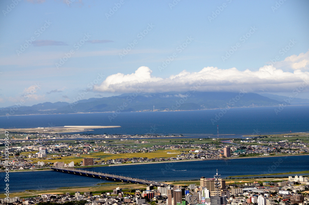 徳島　眉山からの風景