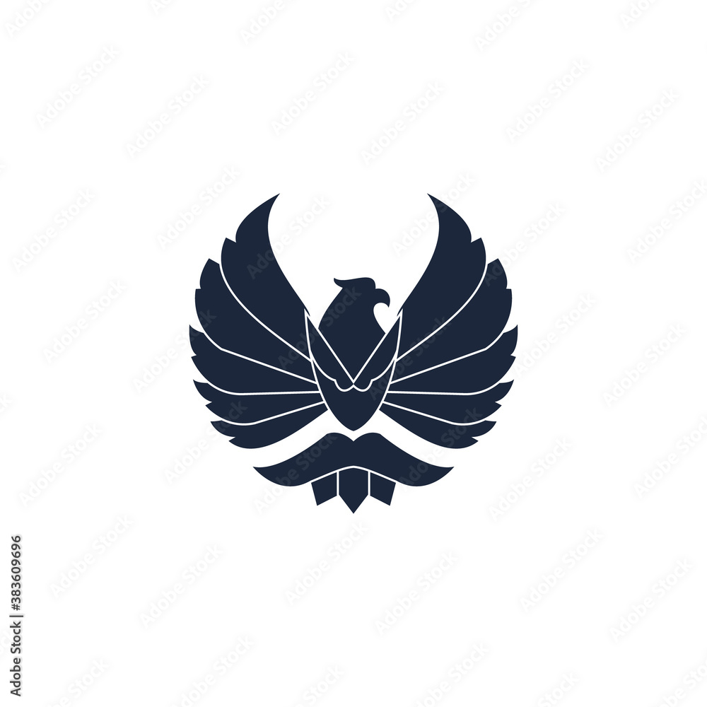 Obraz premium Eagle logo. awesome bird design vector