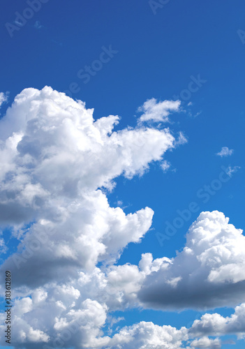 The clouds part and the blue sky clears.