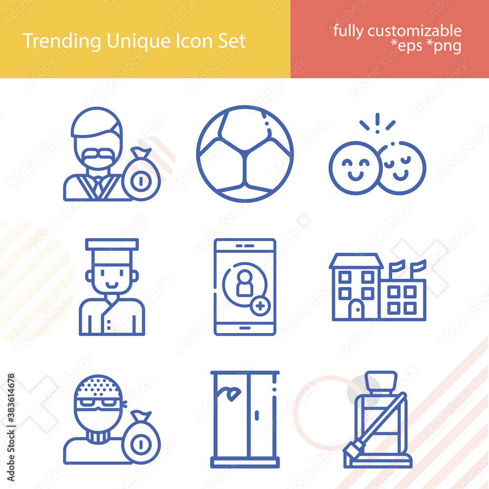 Simple set of kid related lineal icons. Simple set of kid related lineal icons.
