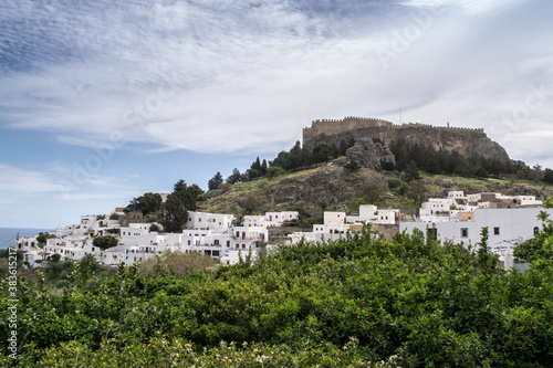 view of the village