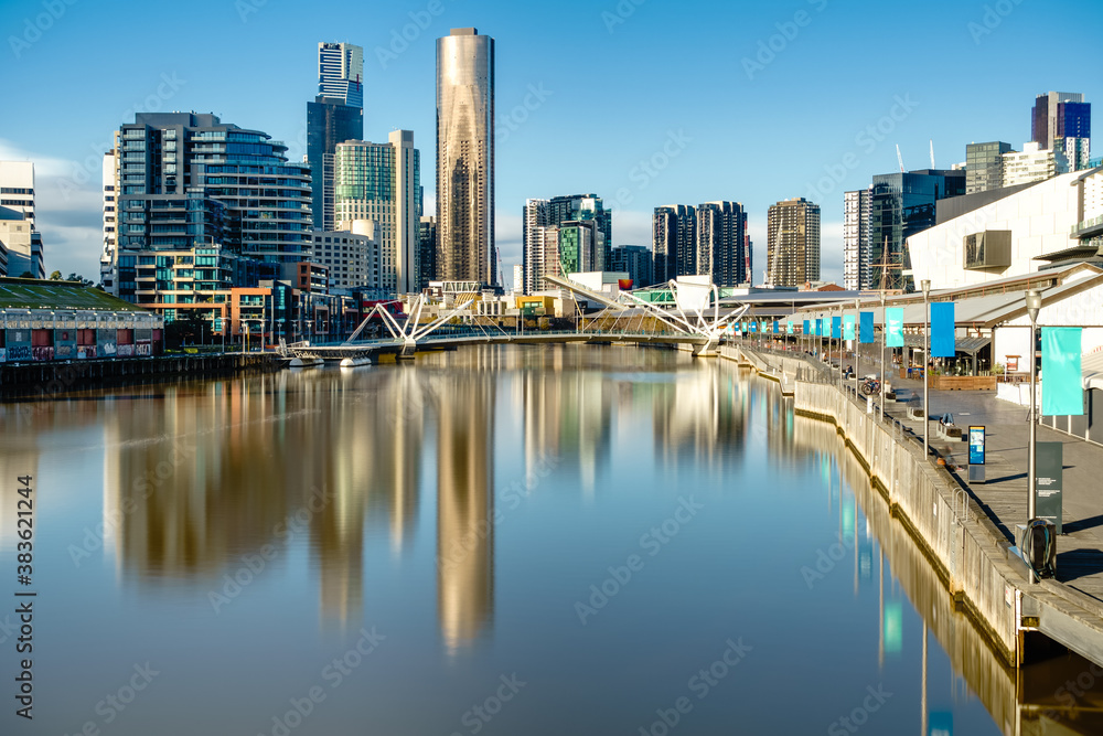 Looking towards City bulidings and South Wharf,Melbourne Looking towards City bulidings and South Wharf,Melbourne