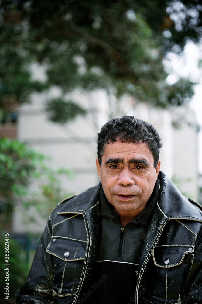 Indigenous Australian Elder Outdoors Indigenous Australian Elder Outdoors