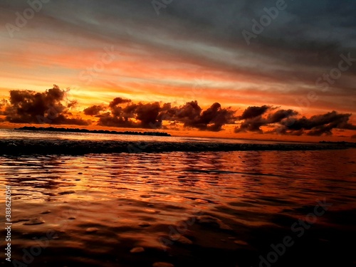 sunset over the river © Alexandre