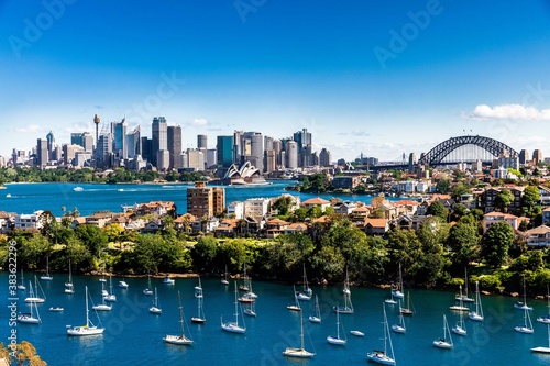 Sydney city and its harbour photo