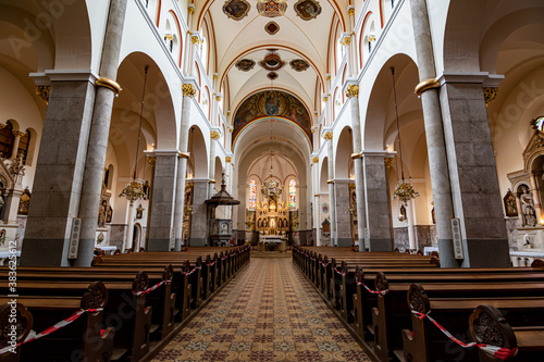 Indoor picture of beautiful Cathedral in Maribor, Slovenia photo