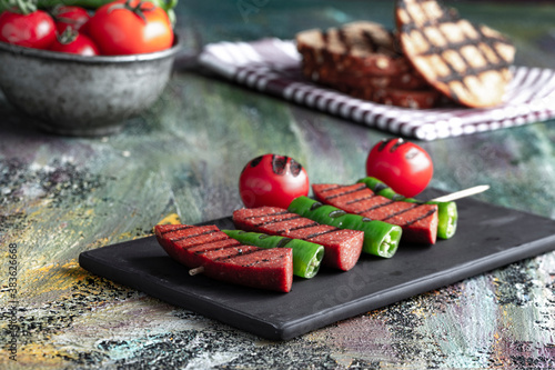 sausage barbecue mangal sucuk turkish