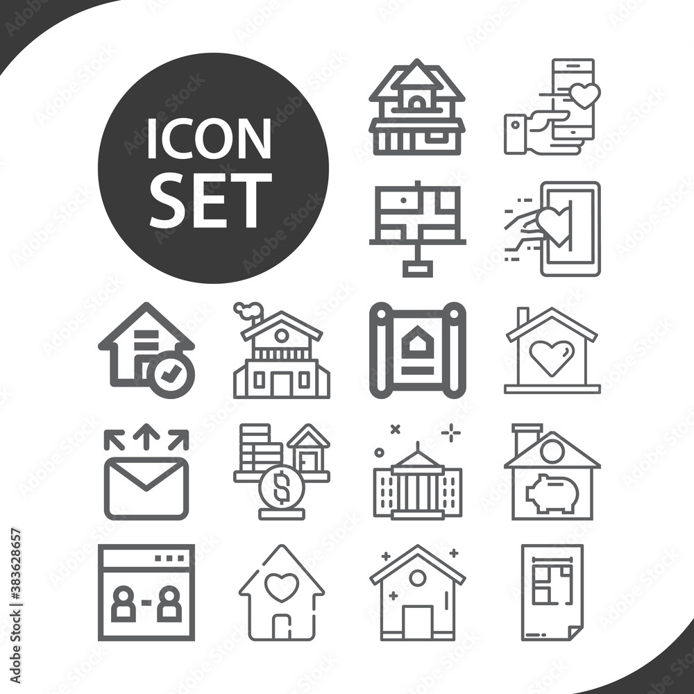 Simple set of delegates related lineal icons.