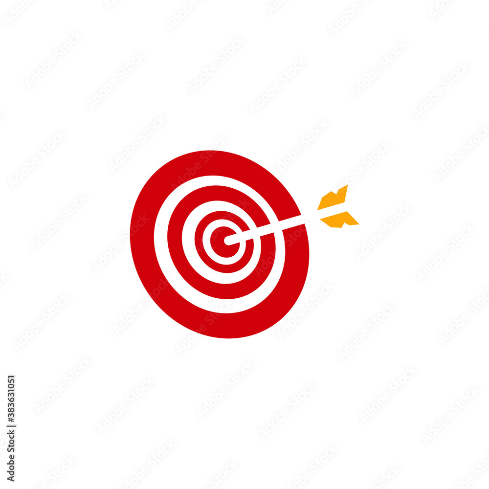 This is a archery target logo template This is a archery target logo template