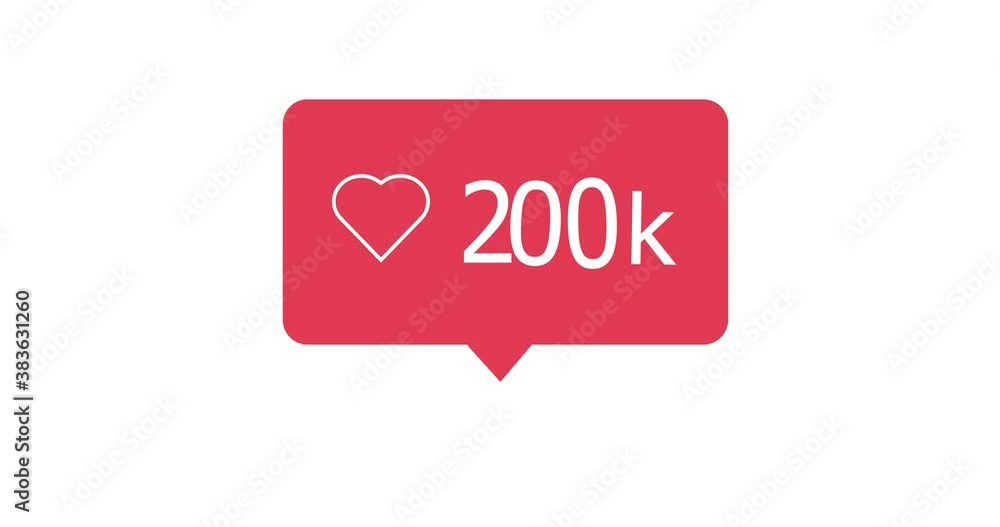 social media icons with increasing like on white background, popularity concept. Animation. Animation of a counter icon on a white screen. social media icons with increasing like on white background, popularity concept. Animation. Animation of a counter icon on a white screen.