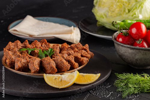 Bilde på lerret Turkish meat cig kofte çiğ köfte