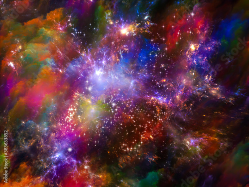 Принти на полотні Energy of Space
