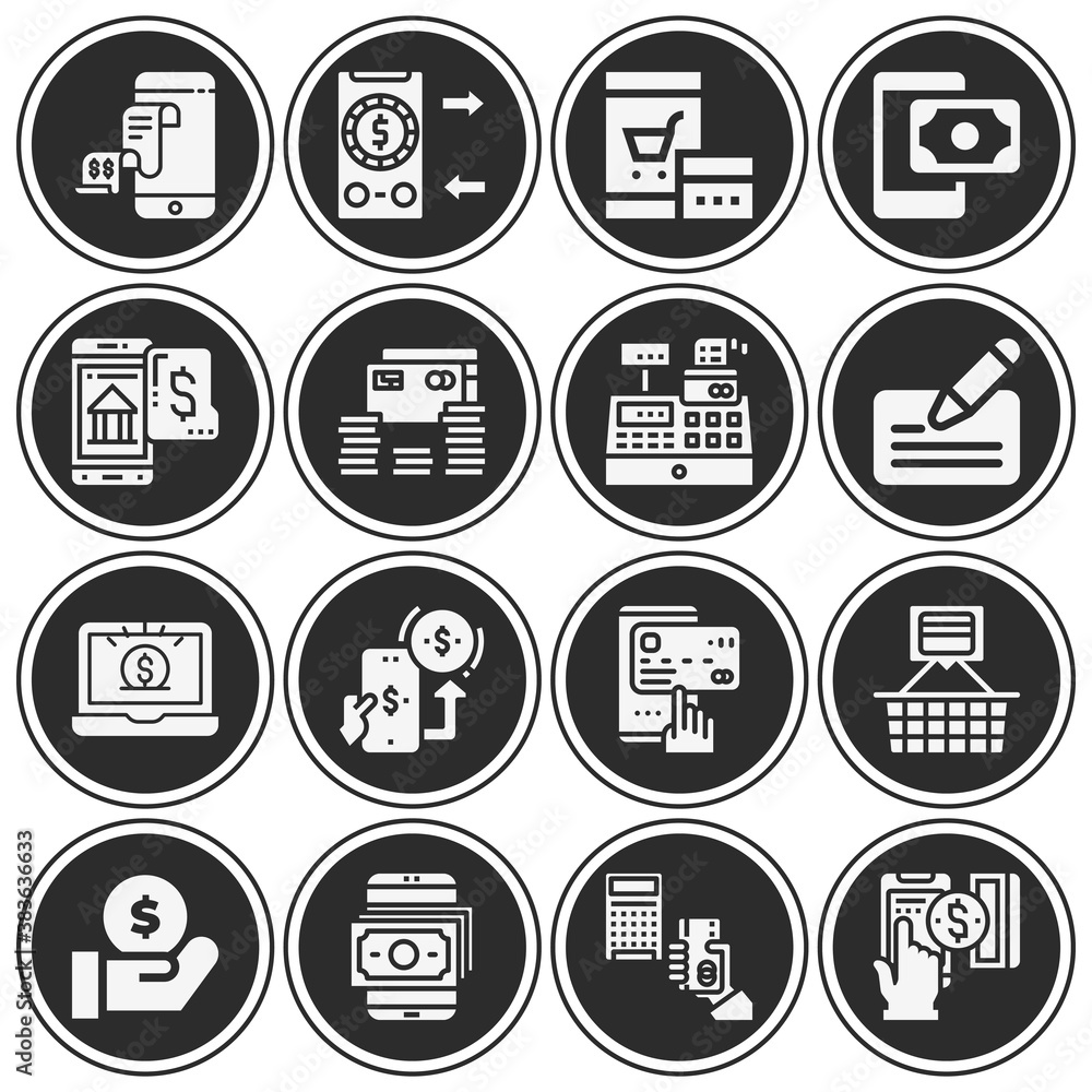 16 pack of owed filled web icons set 16 pack of owed filled web icons set