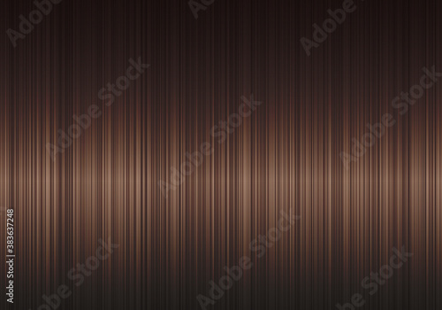 Brunette Glossy Straight Hair Texture. Vector Realistic 3d Illustration. Design Element for Hairdressers, Beauty Salons, Hair Care Cosmetics, Shampoo, Conditioner or Hair Dye Pack