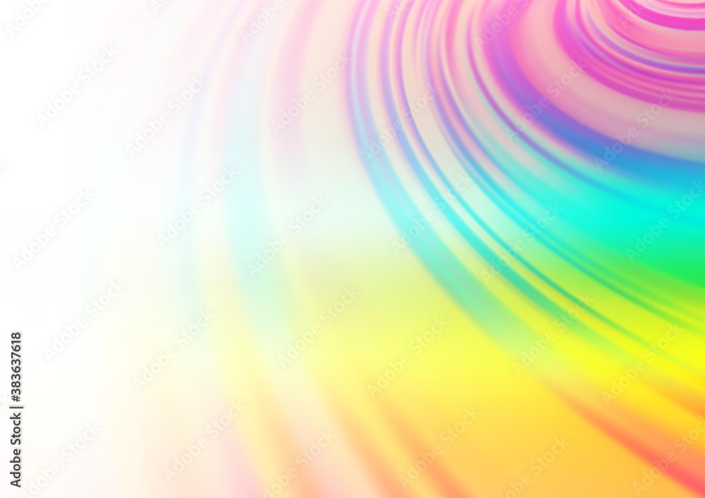 Obraz premium Light Multicolor, Rainbow vector blurred and colored background.