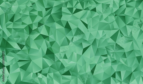 Green polygonal background. Vector illustration. Follow other polygonal backgrounds in my collection.
