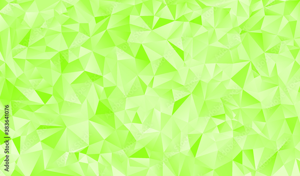Green polygonal background. Vector illustration. Follow other polygonal backgrounds in my collection.