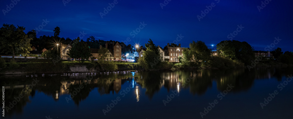Bewdley at night, Worcestershire