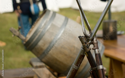 Gun Tree Miltary Camp Civil War Reinactment photo