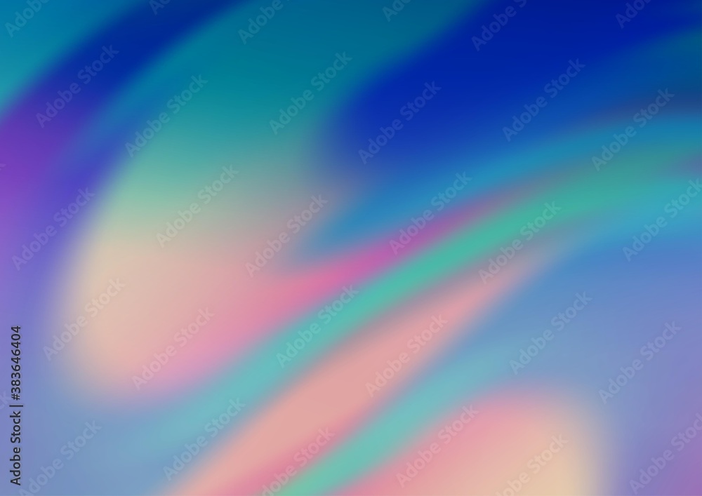 Obraz premium Light BLUE vector blurred and colored background.