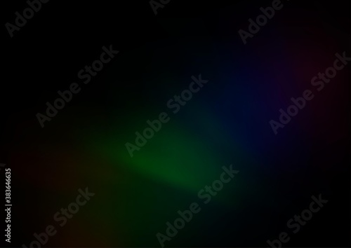 Dark Green vector blurred background.
