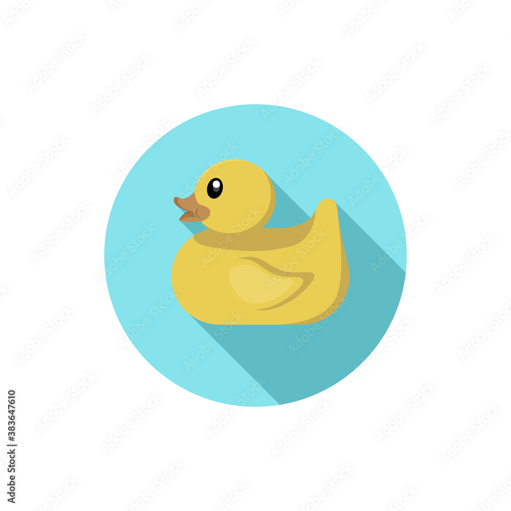 Flat design Rubber Duck Flat design Rubber Duck