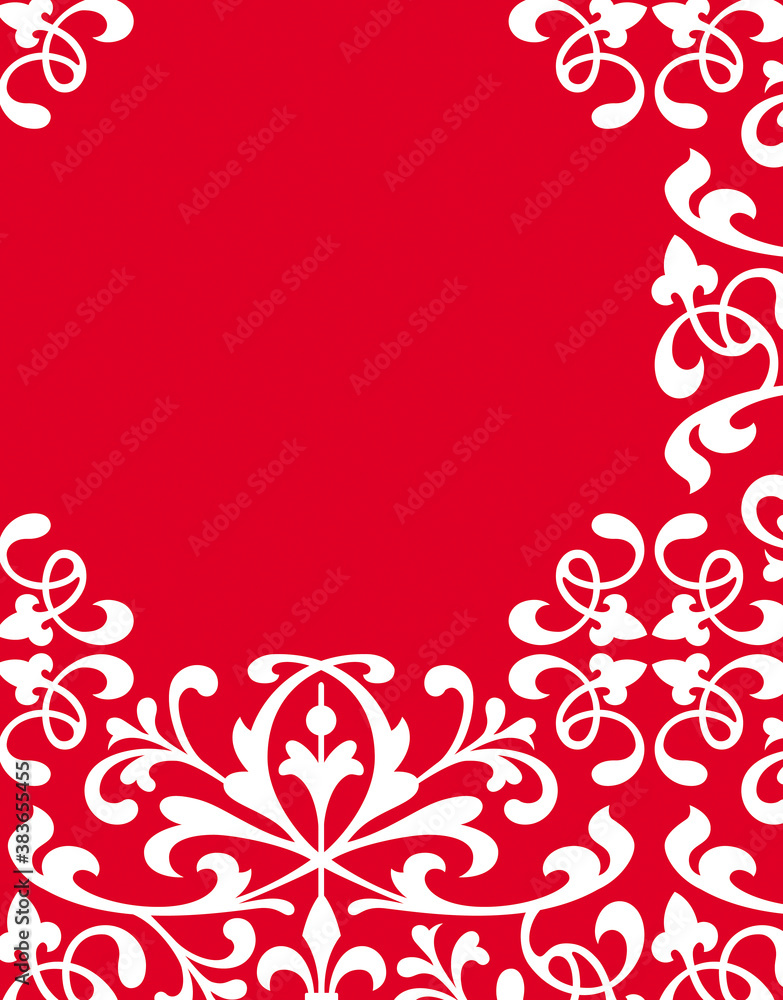 Naklejka premium ファブリック柄