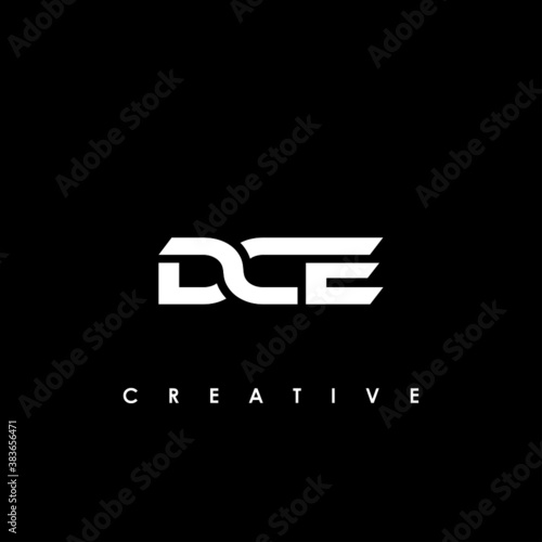 DCE Letter Initial Logo Design Template Vector Illustration	
 photo