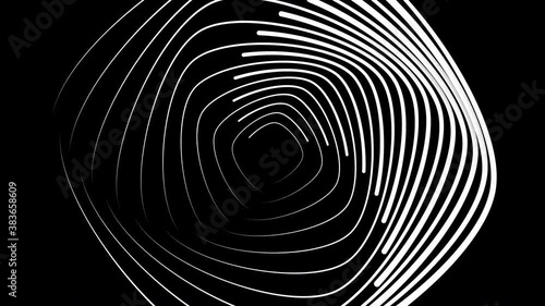 abstract colorful spiral shapes rounded triangle square geometric patterns seamless loop rotating use for intros drop shadow background design