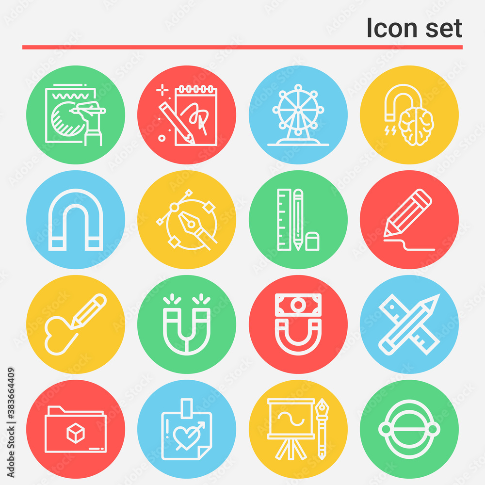 16 pack of attracting lineal web icons set 16 pack of attracting lineal web icons set