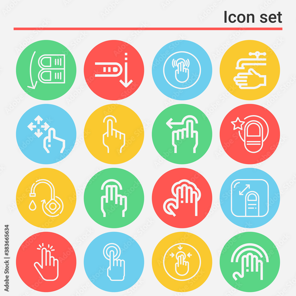 16 pack of digging lineal web icons set 16 pack of digging lineal web icons set