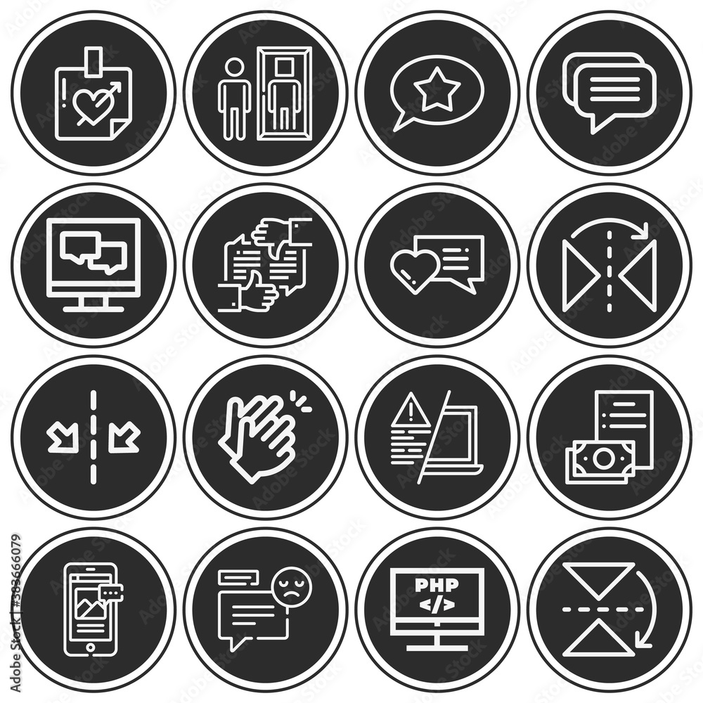 16 pack of remark lineal web icons set 16 pack of remark lineal web icons set