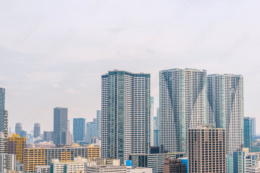 Naklejka premium 東京の都市風景