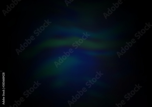 Dark BLUE vector blurred shine abstract pattern. © Dmitry